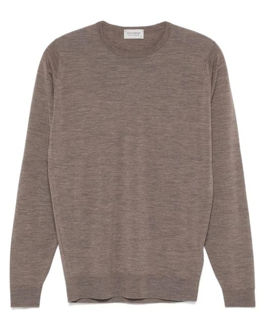 John Smedley Lundy Pullover in Gray für Herren