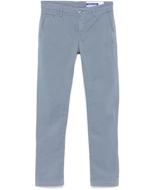 Jacob Cohen Blue Bobby Trousers for men