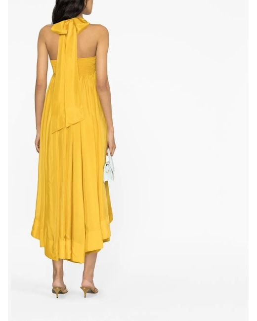 Abito Maxi "Devi Halter" di Zimmermann in Yellow