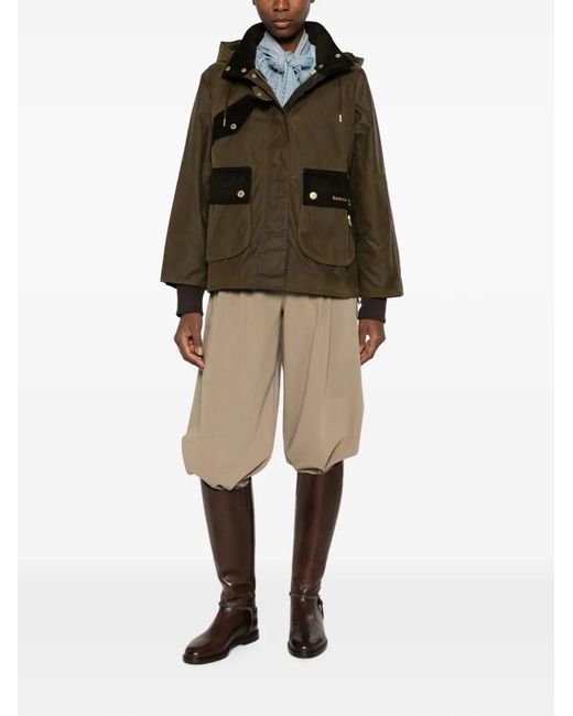 Barbour Green Willowmere Waxed Jacket