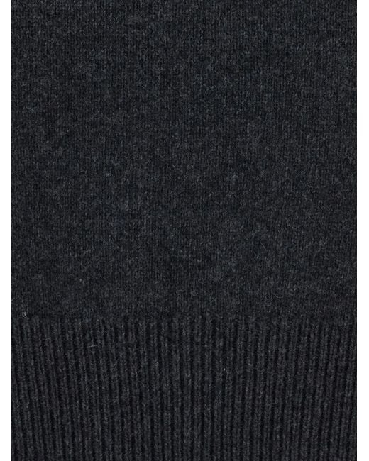 Grifoni Blue Elbow-Patch Long-Sleeve Sweater