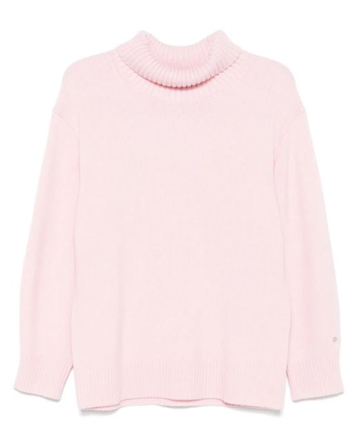 Pull À Col Roulé Maje en coloris Pink