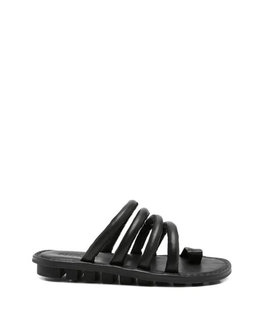Trippen Black Threads Tube-Strap Sandals