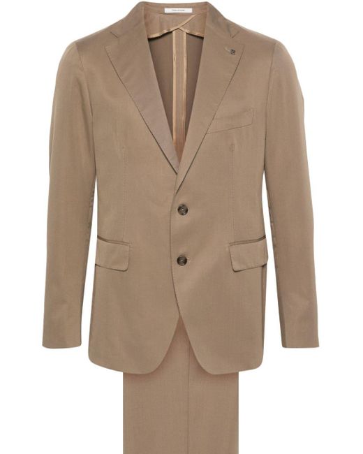 Tagliatore Natural Twill Cotton-blend Suit for men