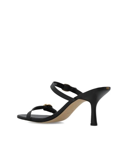 MICHAEL Michael Kors White Kya Buckle-Detail Sandals