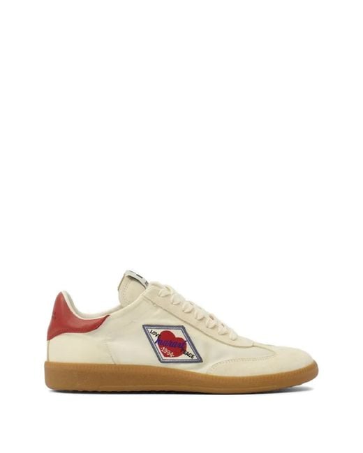 Isabel Marant Pink Kaycee Love-Patch Sneakers