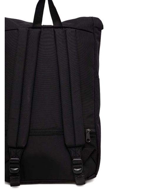 Eastpak Black Roll-Top Buckle Backpack