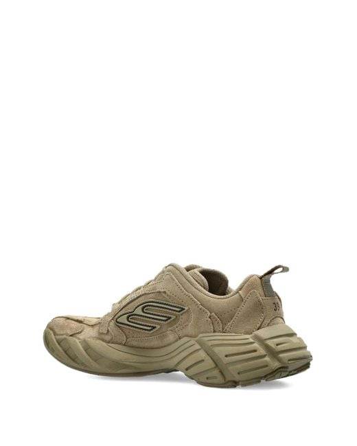 Balenciaga Brown Sports Shoes "Monday"