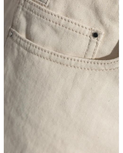 Moncler White Straight-Leg Jeans for men