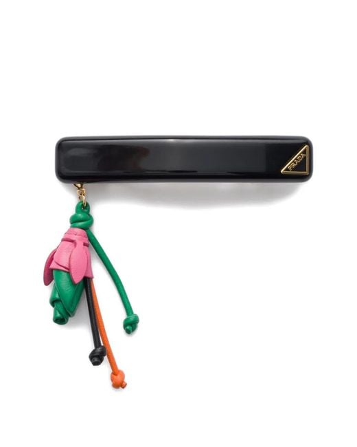 Prada レディース ブラック ヘアクリップ【公式通販】