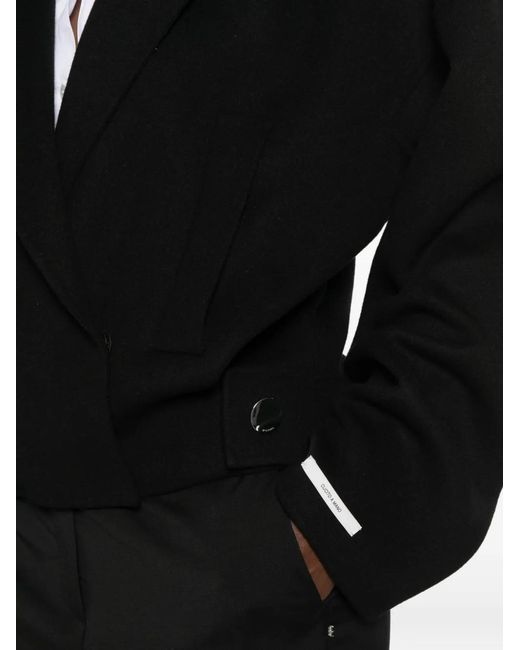 Sportmax Black Idoneo Hooded Drop-Shoulder Jacket