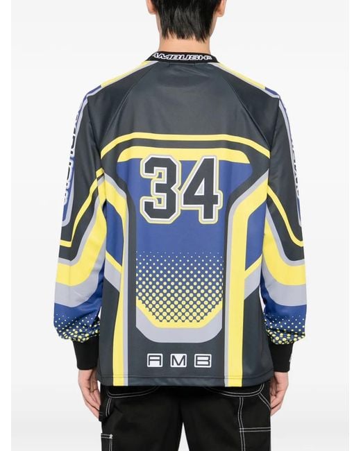 Ambush T-Shirt Met Print in het Blue voor heren