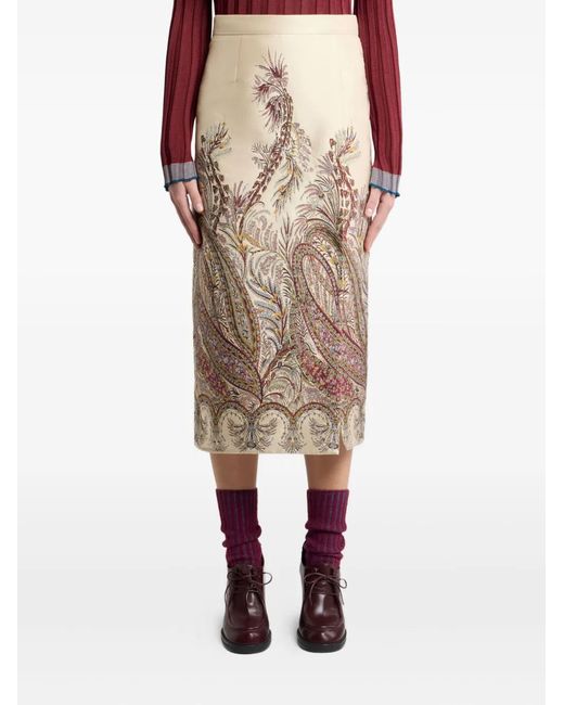 Etro Natural Skirts