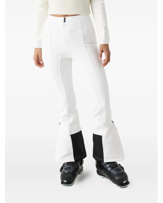 Aztech Mountain White Ausgestellte Bella Softshell Skihose mit hohem Bund