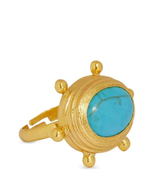 Ottoman Hands Metallic Zand Ring