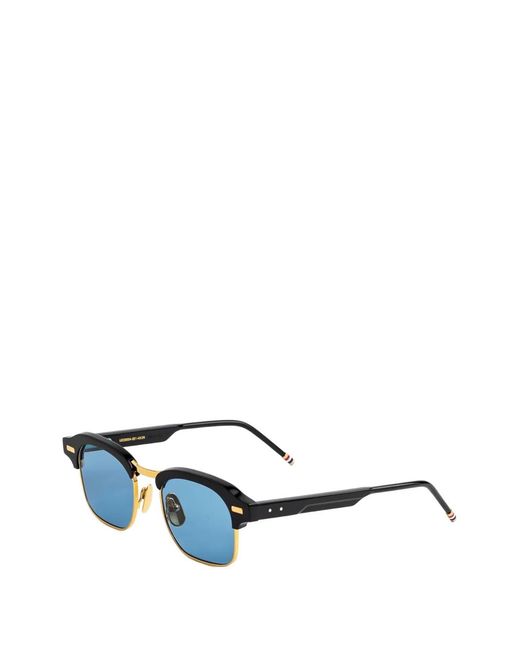 Thom Browne Blue Square-Frame Sunglasses