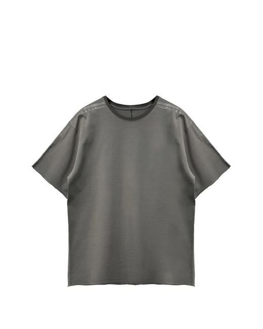 SAN263-1 Gray Taped-Seam Cotton T-Shirt for men