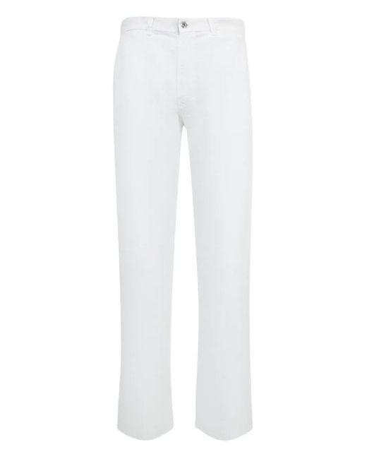 メンズ 120% Lino Linen Trousers White