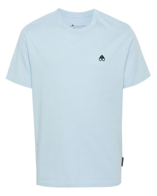 Moose Knuckles T-Shirt mit Logo-Print in Blue für Herren