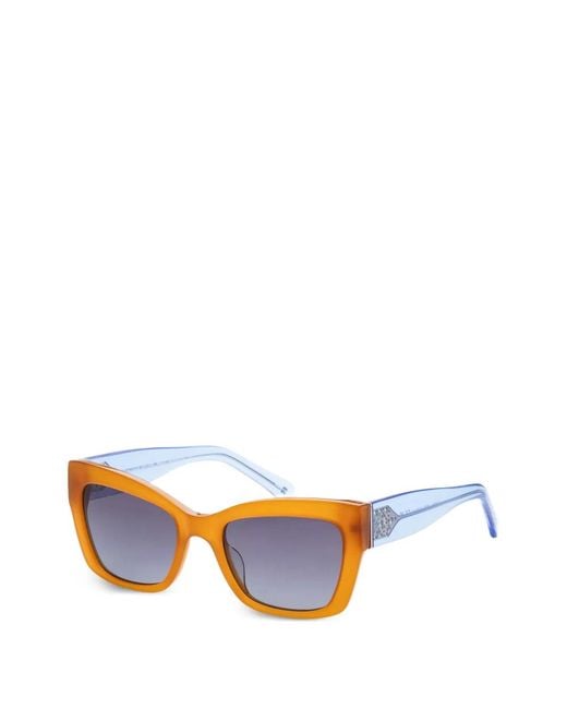 Kate Spade Blue Valeria Cat-Eye Sunglasses