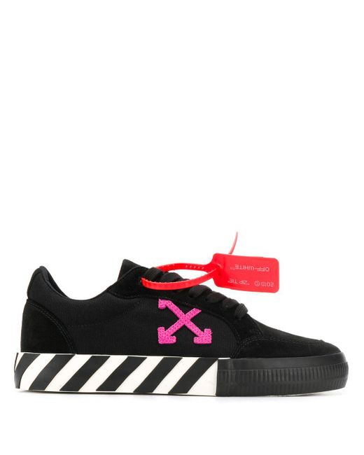 off white arrow print sneakers