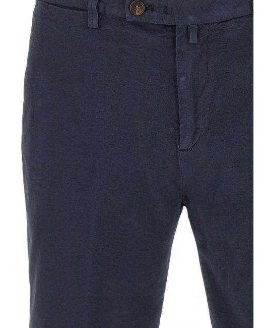 Briglia 1949 Blue Button-Fastening Chino Shorts for men