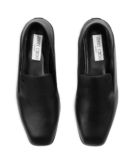 Jimmy Choo Black Eliot Slippers