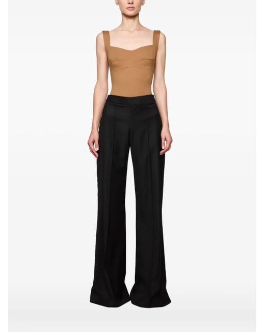 Atu Body Couture Black Sweetheart-Neckline Bodysuit