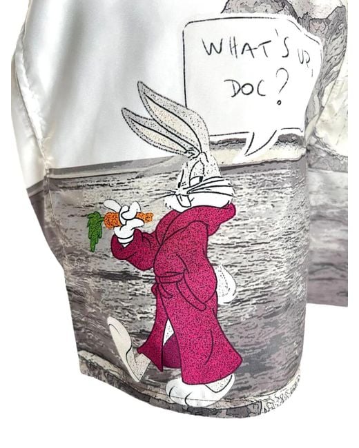 Iceberg Badeshorts Mit Bugs Bunny in Gray für Herren