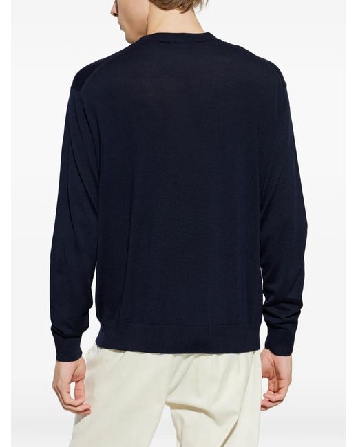 Paul & Shark Blue Long-Sleeves Sweater for men