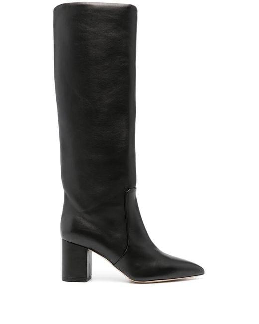 Paris Texas Black Anja 70Mm Leather Boots