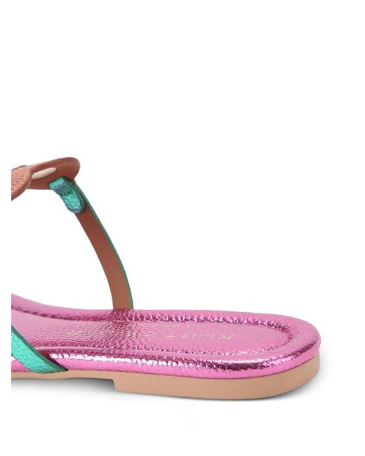 Kurt Geiger Pink Kurt Heart Sandals
