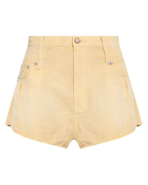 R13 Natural Maize Shorts