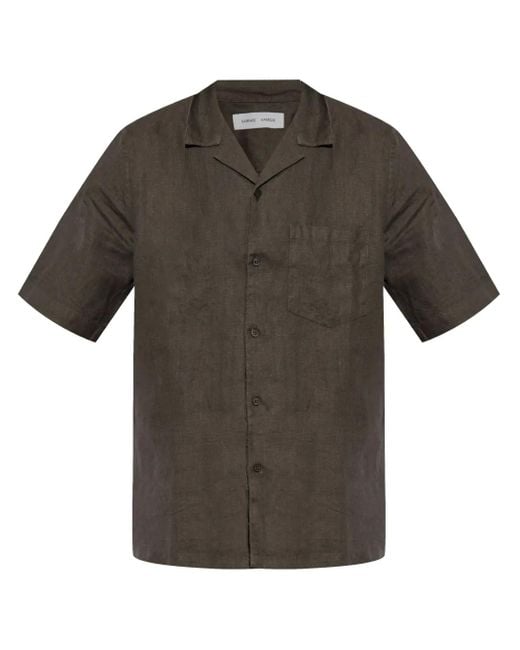 Chemise Boutonnée À Manches Courtes Samsøe & Samsøe pour homme en coloris Green