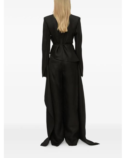 Christopher Esber Black Released Bias Blazer
