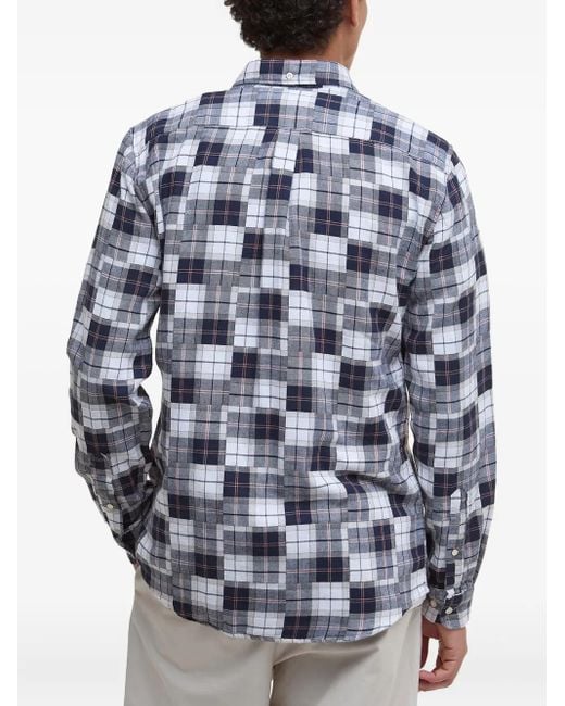 Barbour Blue Sault Checked Shirt for men