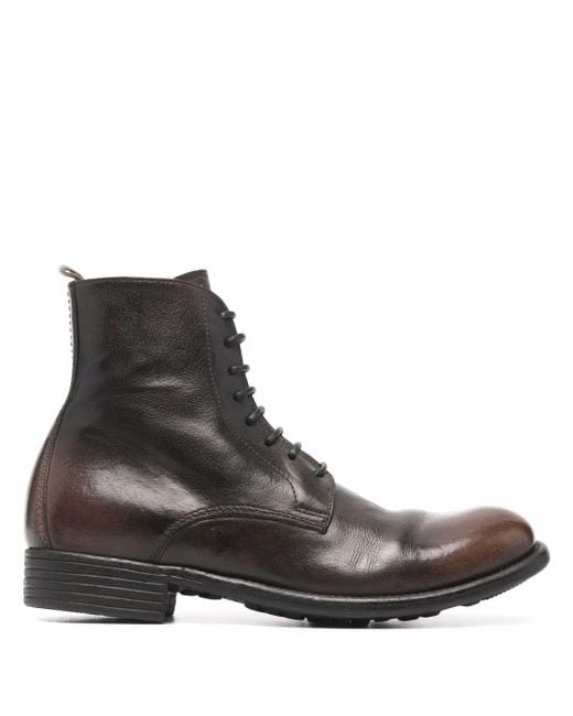Officine Creative Brown Calixte 002 Ankle Boots