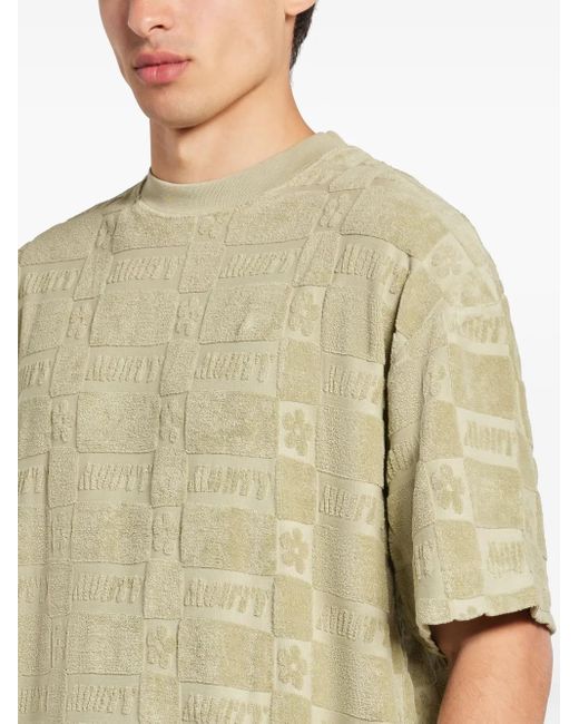MOUTY White Plush Cotton T-Shirt for men