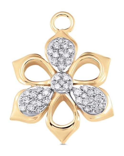 Sara Weinstock Metallic 18K Lierre Diamond Pendant Charm