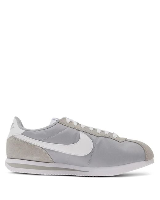 Nike Gray Cortez Lace-up Sneakers for men