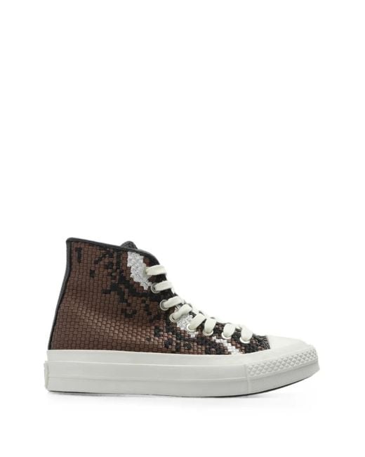 Converse White Chuck Taylor All Star First String High-Top Sneakers