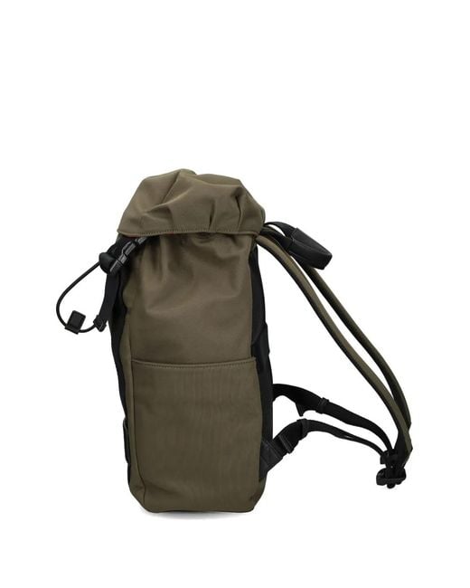 Calvin Klein Green Buckle Logo Backpack for men