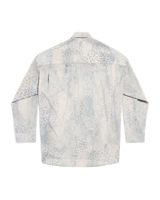 T-shirt oversize Leo Balenciaga en coloris White