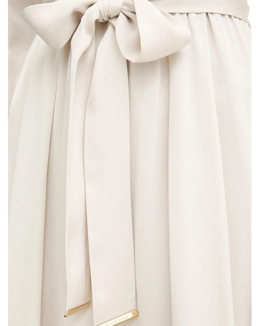 Marciano White Keyhole Belted Mini Dress