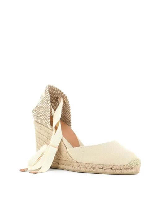 Castaner Natural 90Mm Round-Toe Espadrilles