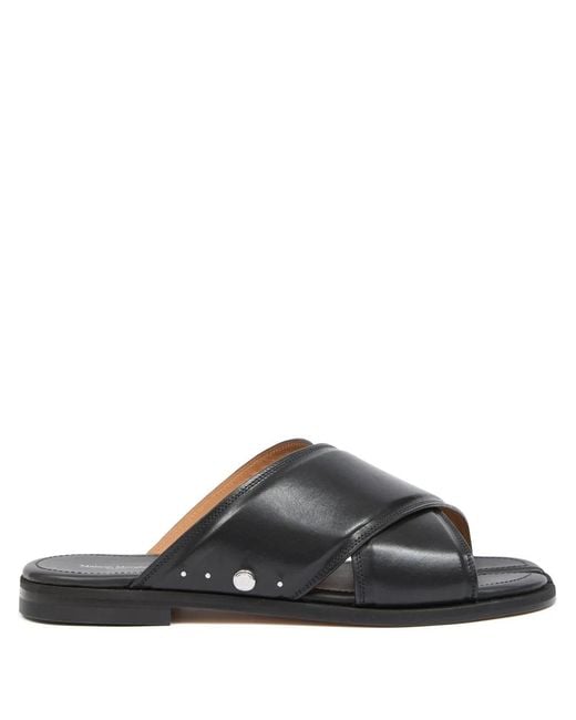 Maison Margiela Gray Crossed Sandals for men