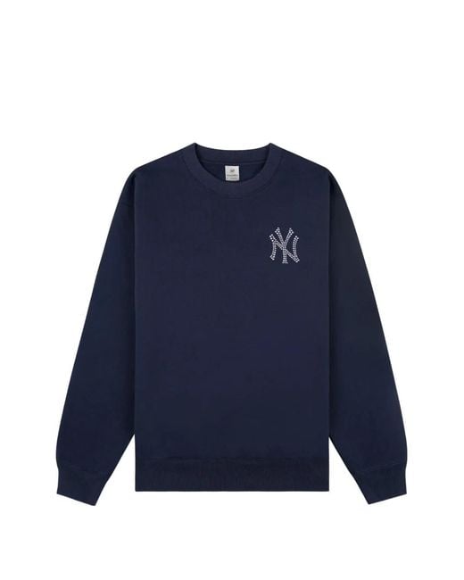 Sporty & Rich Blue X Yankees Krystal Sweatshirt