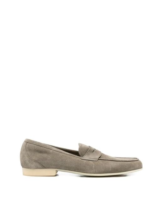 Fratelli Rossetti White Mocassins En Daim for men