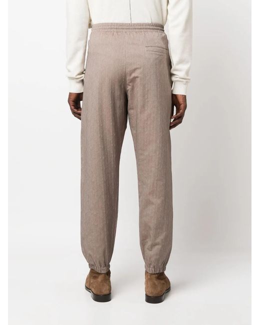 Moschino Natural Logo-Patch Panelled Track Pants for men