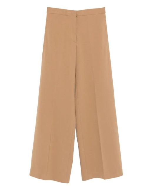 Fabiana Filippi Natural Wide-Leg Trousers